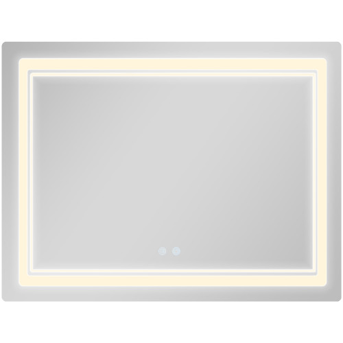 Дзеркало Qtap Cardinal (CA2) 1000х800 з LED-підсвічуванням Touch, з антизапотіванням, з димером, рег. темп. кольору (3000-6500K) QT0478C1008048455