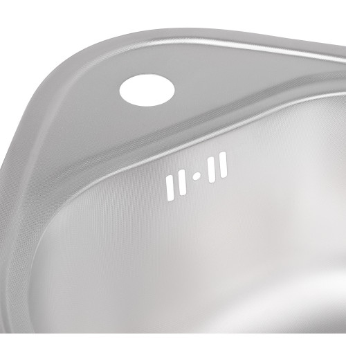 Кухонная мойка Qtap 4450 Micro Decor 0,8 мм (QT4450MICDEC08)