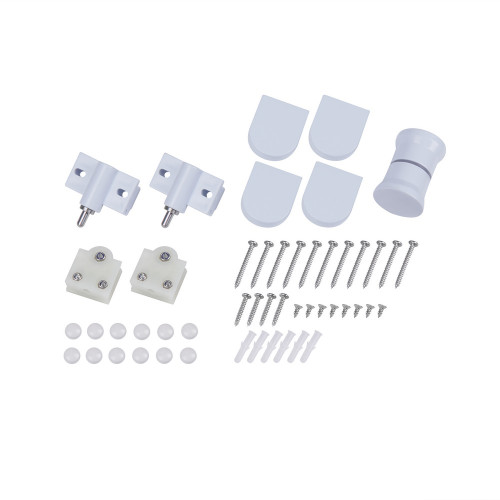 Душові двері в нішу Qtap Pisces WHI201-11.CP5 100-110x185 см, скло Pattern 5 мм
