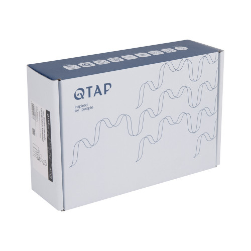 Набор для гігієнічного душу Qtap Swan Cascada прямокутний QTSWA262CRM45567 Chrome