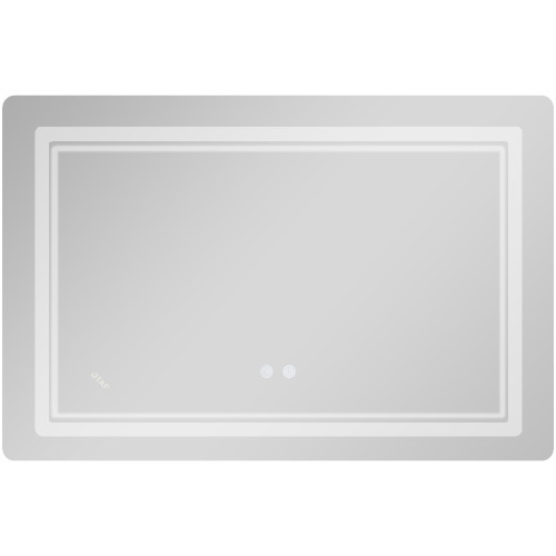 Дзеркало Qtap Cardinal (CA2) 800х600 з LED-підсвічуванням Touch, з антизапотіванням, з димером, рег. темп. кольору (3000-6500K) Reverse QT0478C806048457