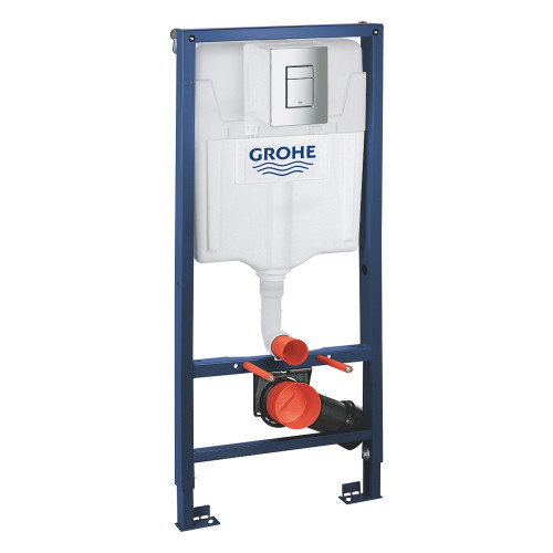 Набір інсталяція 4 в 1 Grohe Rapid SL 38772001 + унітаз з сидінням Qtap Tern QT1733052ERW