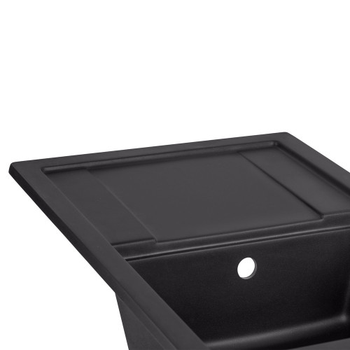 Кухонна мийка Qtap CS 7449 Black (QT7449BLA404)