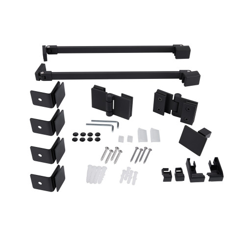 Душова кабіна Qtap Capricorn BLA10128RC6 117x77 см, скло Clear 6 мм, покриття CalcLess без піддона