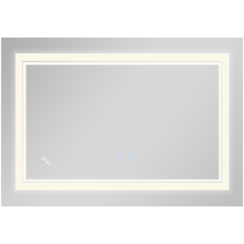 Дзеркало Qtap Cardinal (CA1) 800х600 з LED-підсвічуванням Touch, з антизапотіванням, з димером, рег. темп. кольору (3000-6500K) Reverse QT0478C8060