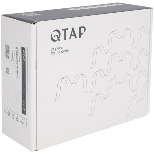 Змішувач для раковини низький Qtap Crow  QTCRO270CRM48644 Chrome