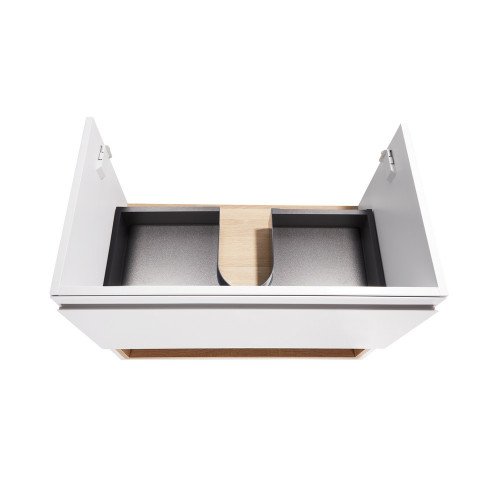 Тумба підвісна Qtap Robin 700х580х437 White/Whitish oak QT1374TPВ7001WWO