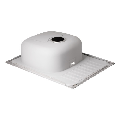Кухонна мийка Qtap 6550 0,8 мм Micro Decor (QT6550MICDEC08)