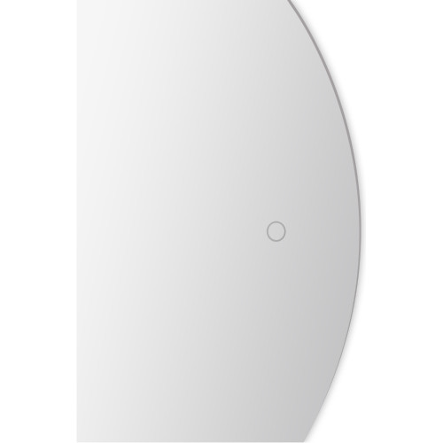Дзеркало Qtap Taurus HR1200 з LED-підсвічуванням Touch, з антизапотіванням, з димером, рег. темп. кольору (3000-6500K) QTTAUHR1200