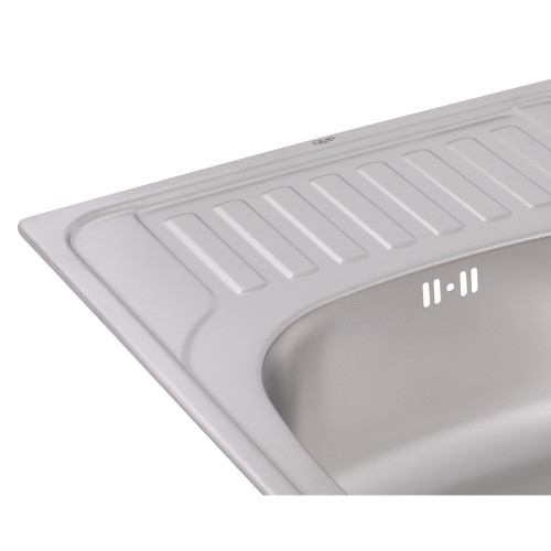 Кухонна мийка Qtap 6550 0,8 мм Micro Decor (QT6550MICDEC08)