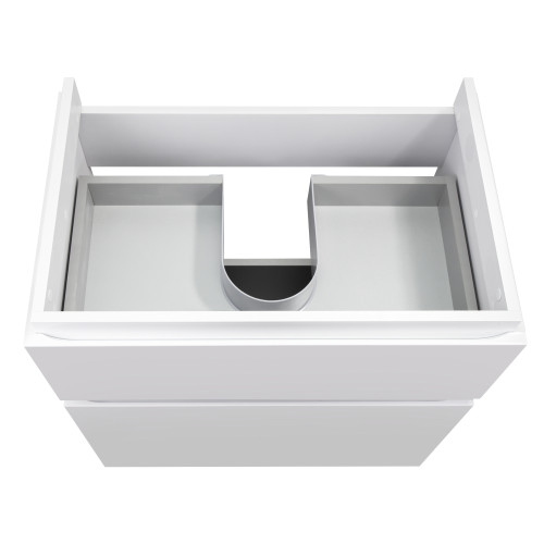 Комплект Qtap Albatross 710х825х460 White тумба підлогова + раковина урізна QT0171TN700D3070CW