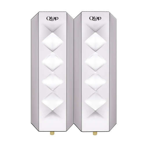 Диспенсер для мила Qtap Pohodli подвійний QTDM350CP2 Chrome (Dávkovač)