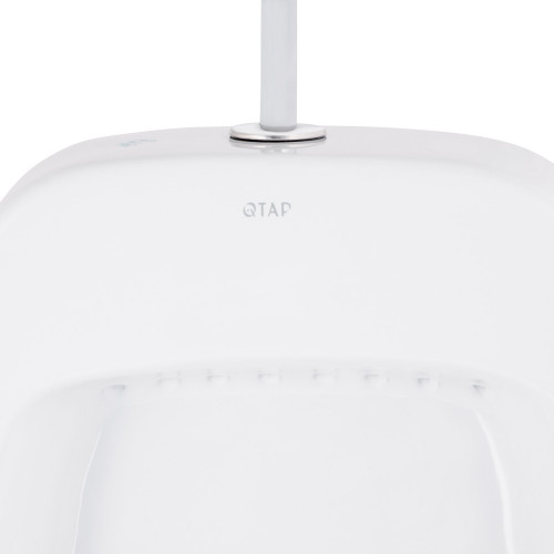 Пісуар підвісний Qtap Crow з краном-дозатором 390х330х660 White QT0588112HW