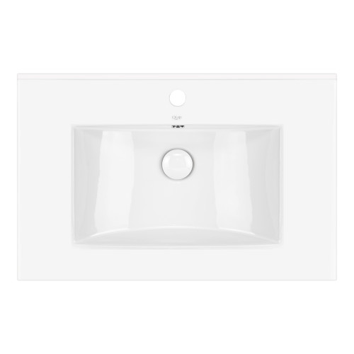 Комплект Qtap Albatross 710х825х460 White тумба підлогова + раковина урізна QT0171TN700D3070CW