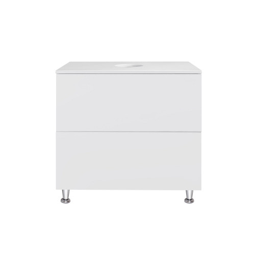 Тумба підлогова Qtap Tern 700х616х469 White зі стільницею QT1780TNL701W