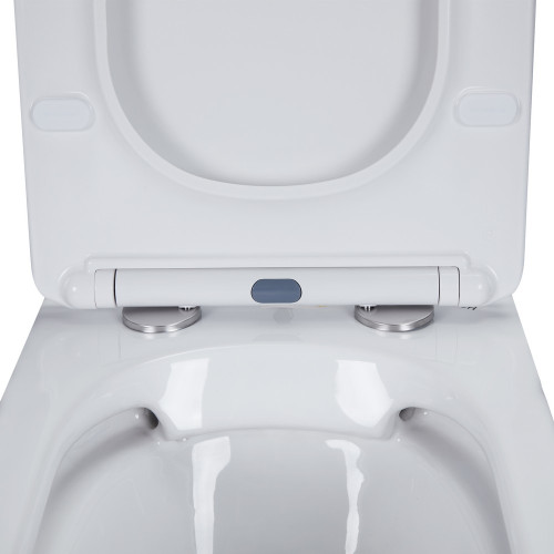 Унітаз підвісний Qtap Presto безобідковий з сідінням Soft-close QT24332615EW