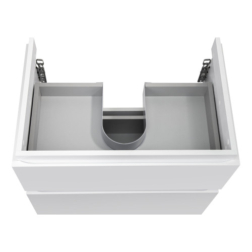 Комплект Qtap Albatross 710х725х460 White тумба підвісна + раковина урізна  QT0172TP700D3070CW