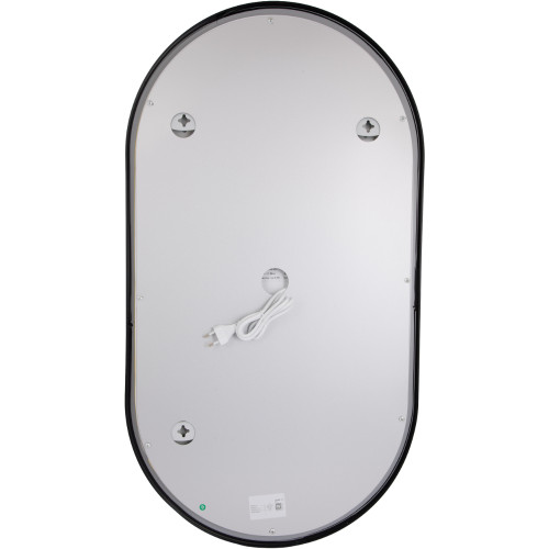 Дзеркало Qtap Scorpio (SC1) з LED-підсвічуванням Touch, з антизапотіванням, з димером, рег. темп. кольору (3000-6500K) Black QTSC500900