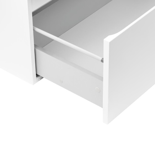 Комплект Qtap Albatross 710х725х460 White тумба підвісна + раковина урізна  QT0172TP700D3070CW