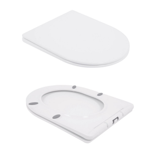 Унітаз підлоговий Qtap Swan Eco Ultra Quiet з сидінням Soft-close 640x360x835 мм QTSWA27W48748 White