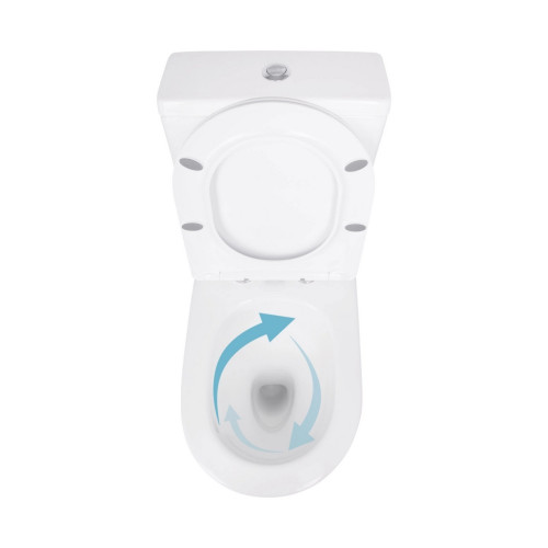 Унитаз напольный Qtap Jay Eco Ultra Quiet с сидением Soft-close 640x360x835 мм QTJAY27W48749 White