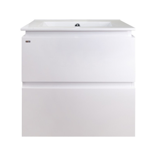 Комплект Qtap Albatross 605х725х460 White тумба підвісна +  раковина урізна QT0172TP600D3060CW