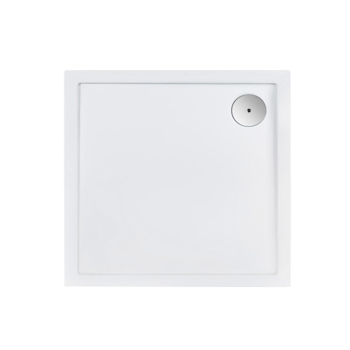 Набір Qtap душова кабіна Presto New CRM1088AC5 Clear 2020х800х800 мм + піддон Robin 308812C 80x80x12 см з сифоном