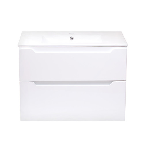 Комплект Qtap Scorpio 810х585х460 White тумба підвісна +  раковина урізна QT1472TPВ8013080CW