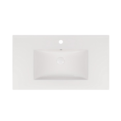 Комплект Qtap Albatross 810х725х460 White тумба підвісна + раковина урізна QT0172TP800D3080CW