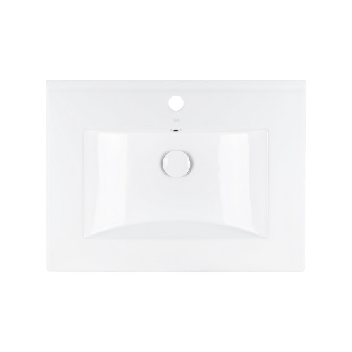 Комплект Qtap Tern 600х580х437 White тумба підвісна + раковина урізна QT1772TPL6013060CW