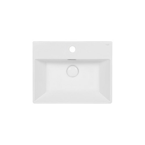 Раковина Qtap Nando K 410х355х125 White з донним клапаном QT12117041KW Раковина Qtap Nando K 410х355х125 White з донним клапаном QT12117041KW