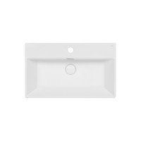 Раковина Qtap Nando K 600х355х125 White з донним клапаном QT12117060KW Раковина Qtap Nando K 600х355х125 White з донним клапаном QT12117060KW