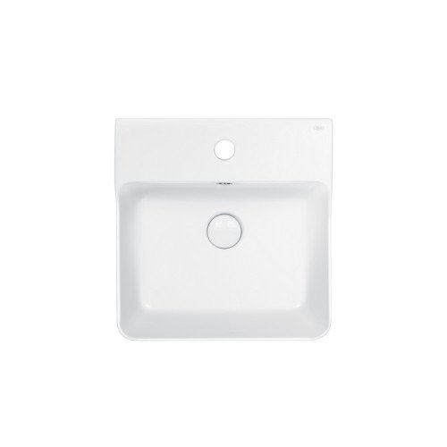 Раковина Qtap Nando B 400х420х155 White з донним клапаном QT12117040BW Раковина Qtap Nando B 400х420х155 White з донним клапаном QT12117040BW