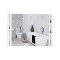 Дзеркало Qtap Mideya Classic 500х700 з LED-підсвічуванням кнопковий перемикач, Reverse QT2078250640W