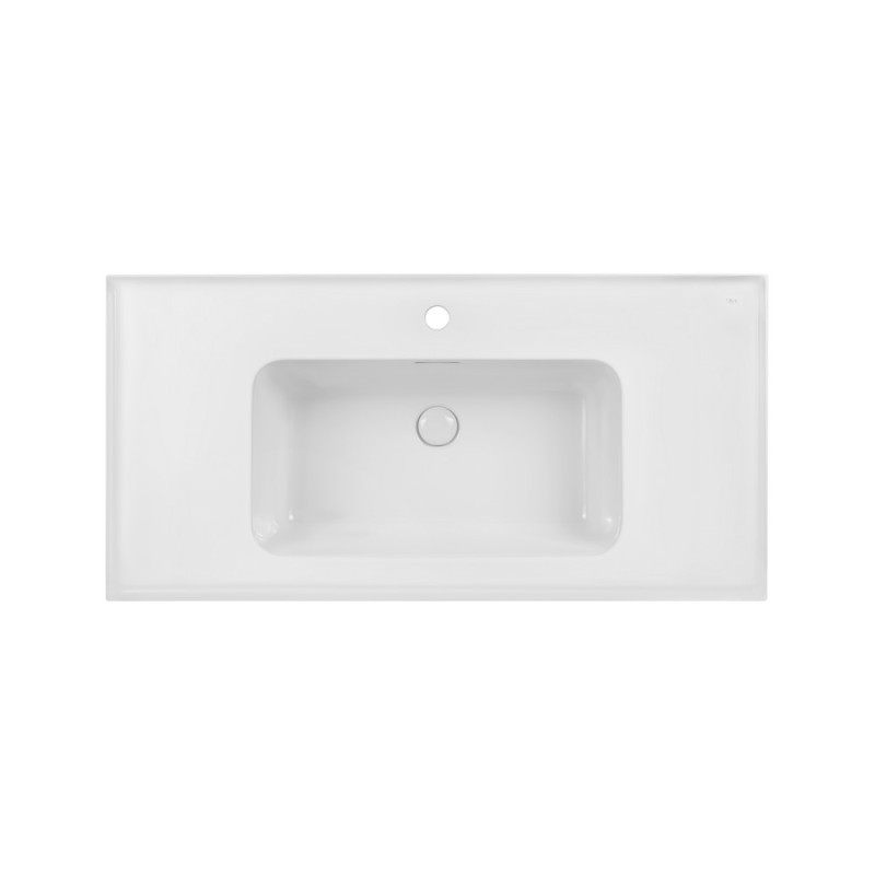 Раковина Qtap Albatross A 1000х500х230 White с донным клапаном QT01115100AW