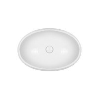 Раковина-чаша Qtap Leo 600х400х155 White з донним клапаном QT11117060GW