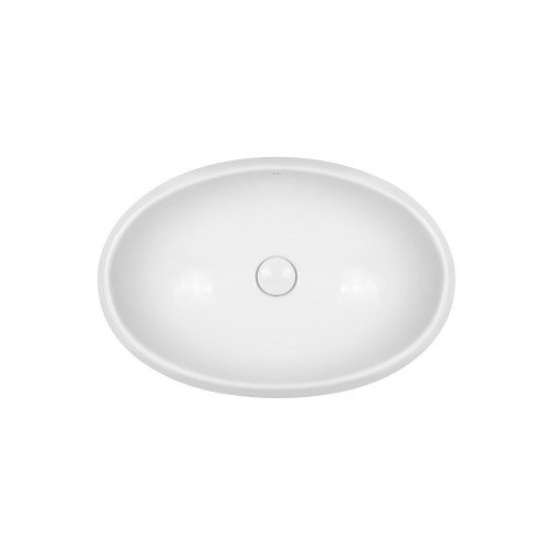 Раковина-чаша Qtap Leo 600х400х155 White с донным клапаном QT11117060GW