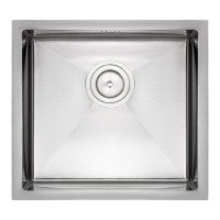 Кухонна мийка Qtap D4843 2.7/1.0 мм Satin (QTD484310)