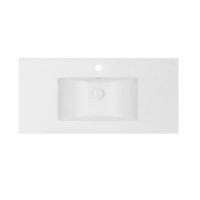 Раковина Qtap Albatross E 1000х460х180 White з донним клапаном QT01119100EW Раковина Qtap Albatross E 1000х460х180 White з донним клапаном QT01119100EW