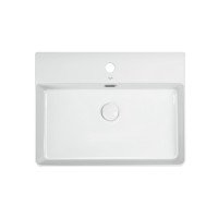 Раковина Qtap Nando LT 600х440х130 White с донным клапаном QT12112173W