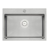 Кухонна мийка Qtap D5843 2.7/1.0 мм Satin (QTD584310) Кухонна мийка Qtap D5843 2.7/1.0 мм Satin (QTD584310)