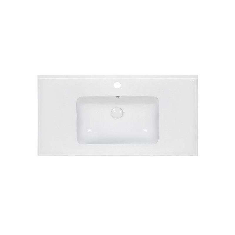 Раковина Qtap Albatross E49 1000х490х200 White з донним клапаном QT01119100E49W