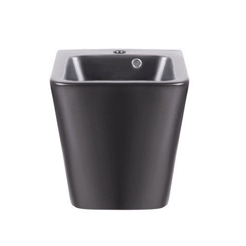 Раковина подвесная моноблок Qtap Tern 370х410х400 Matt black с донным клапаном QT1711G808MB Раковина подвесная моноблок Qtap Tern 370х410х400 Matt black с донным клапаном QT1711G808MB