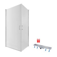 Набір Qtap душова кабіна Gemini CRM1018RC6 100х80 см, скло Clear 6 мм + трап лінійний Dry FB304-600 з сухим закривом та нержавіючою решіткою 600х73 мм Набір Qtap душова кабіна Gemini CRM1018RC6 100х80 см, скло Clear 6 мм + трап лінійний Dry FB304-600 з сухим закривом та нержавіючою решіткою 600х73 мм