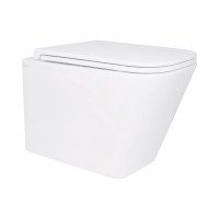 Унитаз подвесной Qtap Tern безободковый с сиденьем Soft-close QT1733052ERW