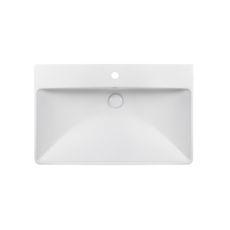 Раковина Qtap Albatross D 800х500х210 White с донным клапаном QT01115080DW