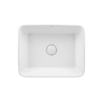 Раковина-чаша Qtap Tern 480х370х135 White с донным клапаном QT17112074W