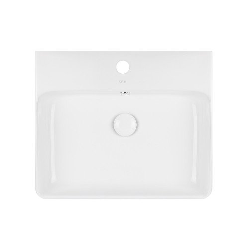Раковина Qtap Nando 500х420х130 White з донним клапаном QT1211K404AW