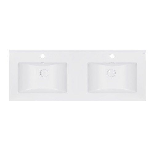 Раковина двойная Qtap Albatross ED 1200х460х180 White с донным клапаном QT01119120EDW Раковина двойная Qtap Albatross ED 1200х460х180 White с донным клапаном QT01119120EDW