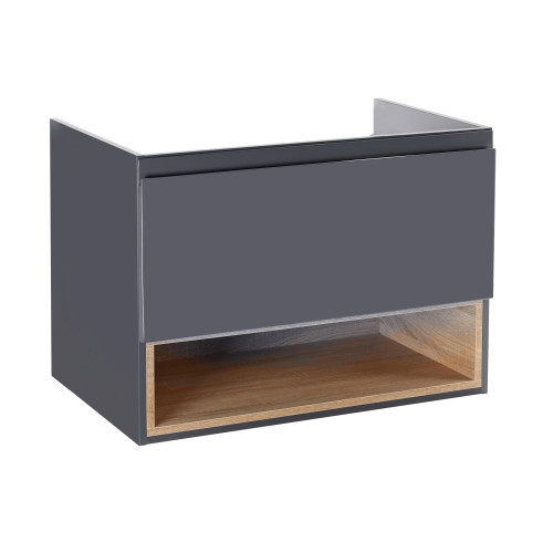 Тумба подвесная Qtap Robin 800х580х500 GRAPHITE/WHITISH OAK QT1374TPВ8002NGWO Тумба подвесная Qtap Robin 800х580х500 GRAPHITE/WHITISH OAK QT1374TPВ8002NGWO